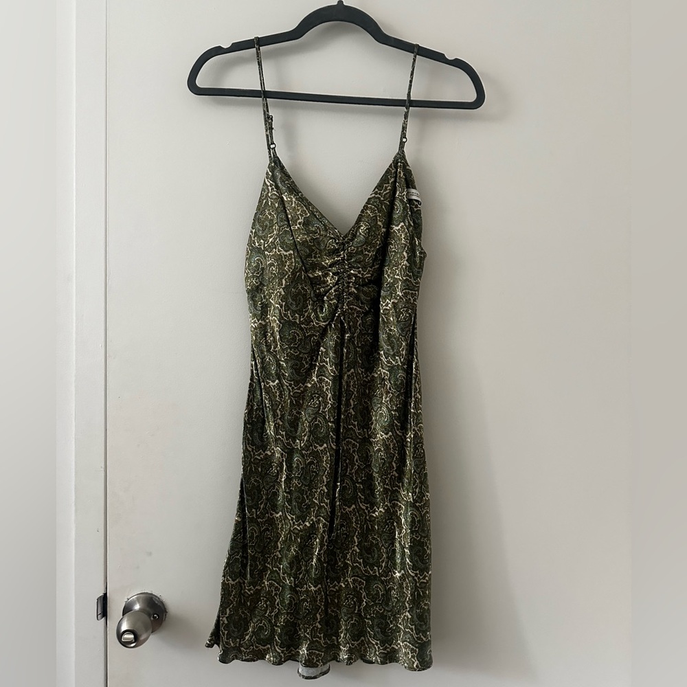 Zara Paisley Slip Dress